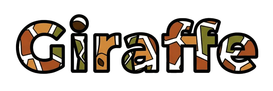 letras giraffe transp
